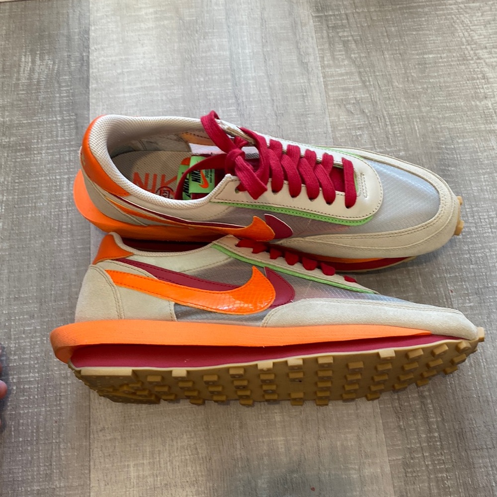 Nike Sacai orange red green 11.5